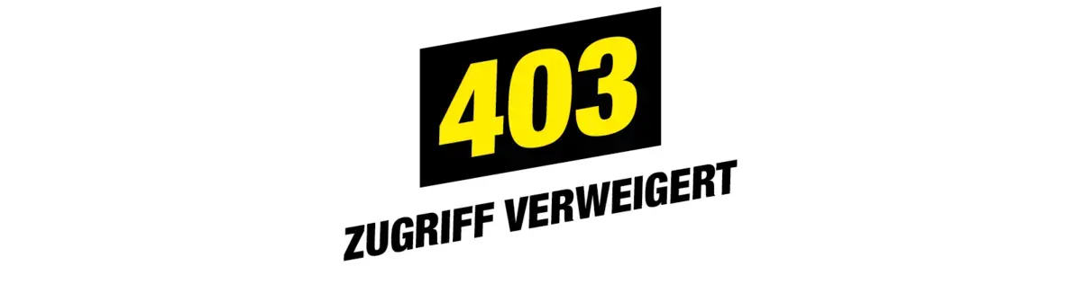 Schriftzug: 403 – Zugriff verweigert