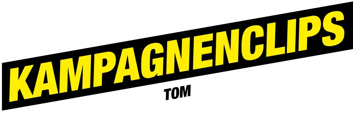 Ein Banner. Der Text sagt: Kampagnenclips, Tom.