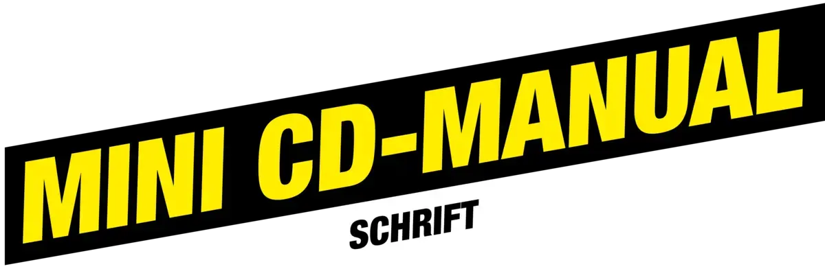 MINI CD-MANUAL. Schrift.